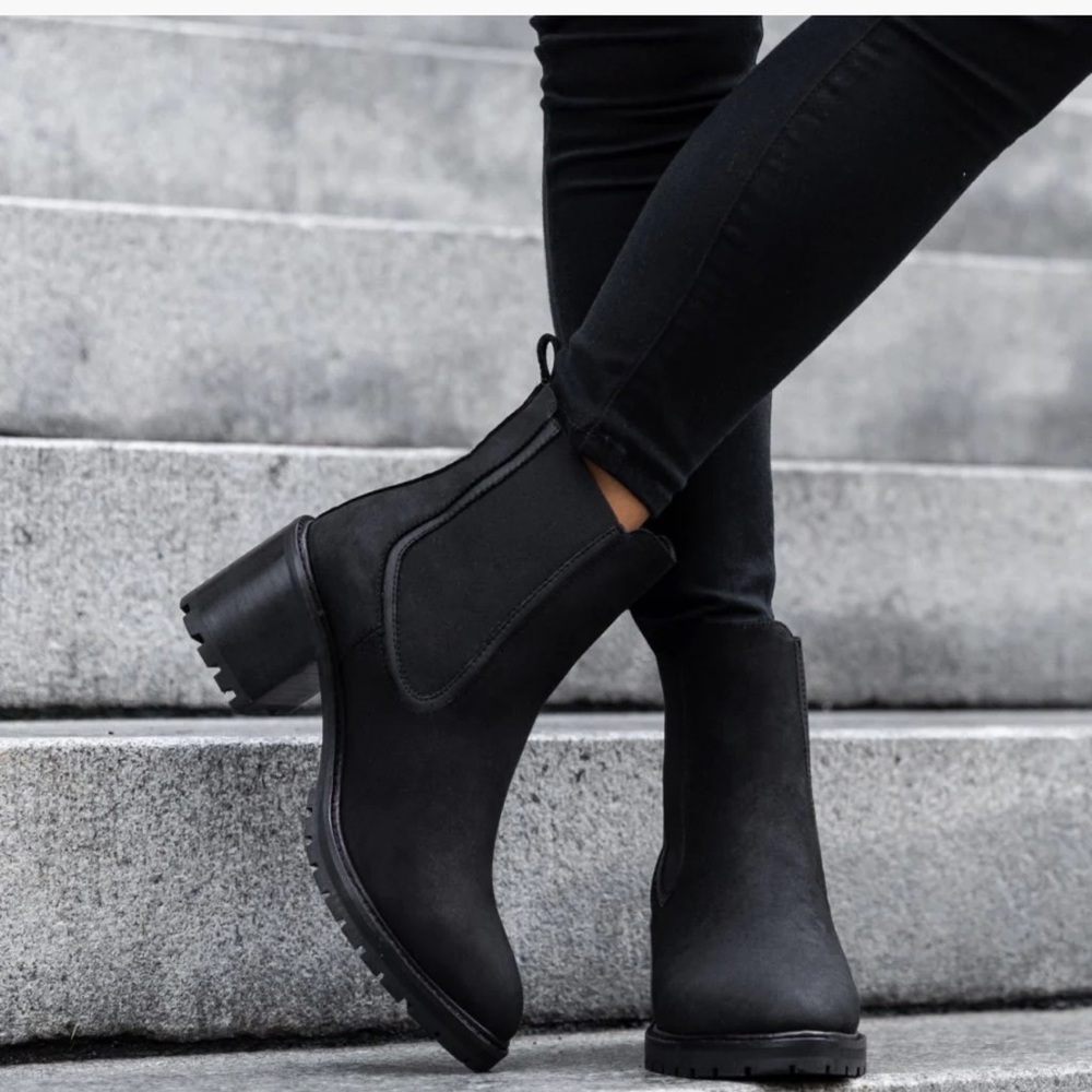 Thursday Boot Co.  •The Knockout• Black Matte Leather Chelsea Boot